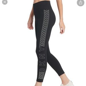 New DKNY high waist studded logo size M
